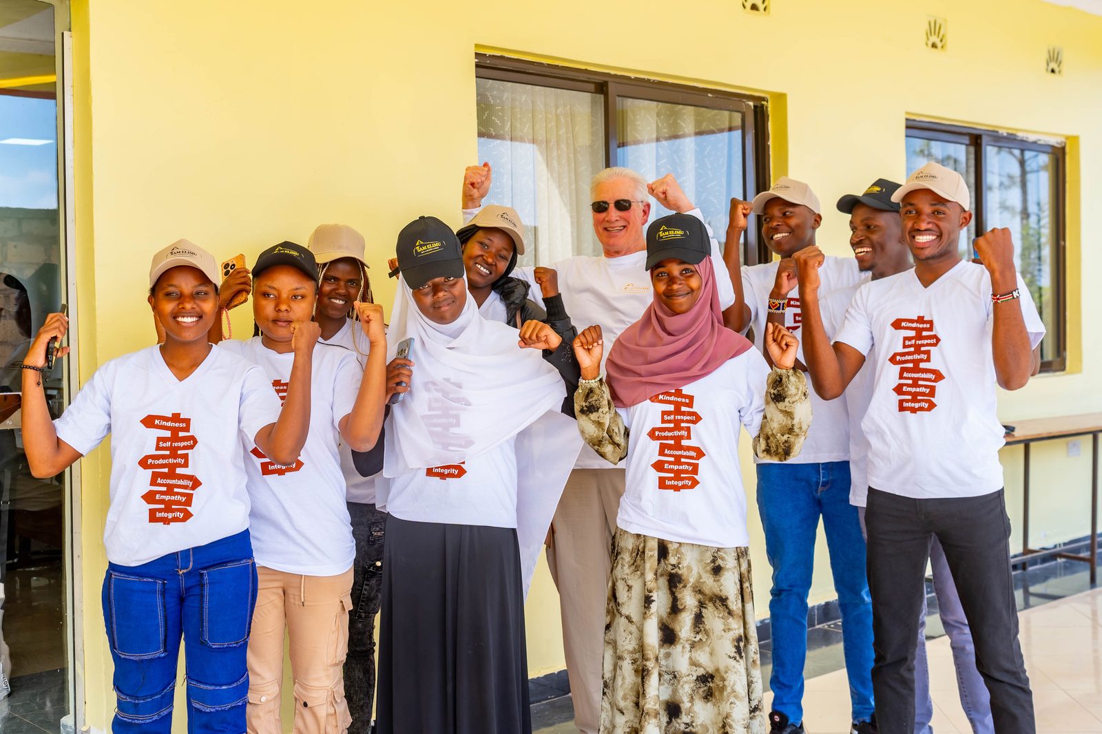 SAM Elimu students celebrating